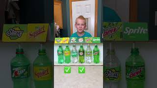 Green Soda Taste Test - with a Twist! #short #game #prank #family