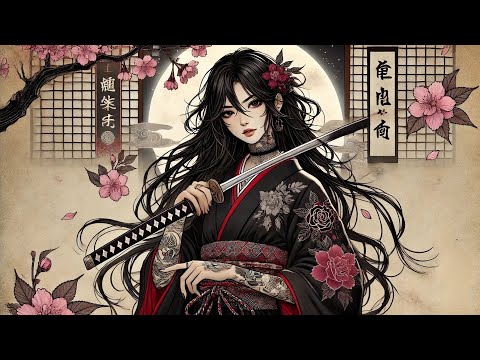 Shamisen 三味線 x Piano x Drum | Relaxing Background Music for Working or Study - 和風