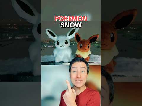 Pokemon Snow Sculptures #shorts
