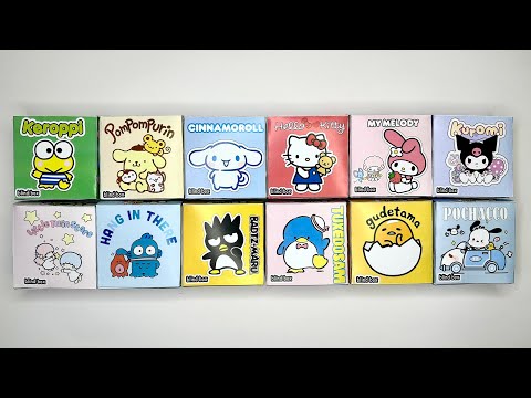 OPENING SANRIO BLIND BOX! | ASMR | Kuromi, Melody, Kitty, Cinnamoroll, keroppi | Paper Sanrio