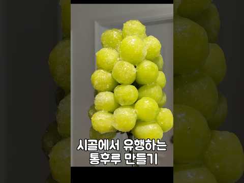 포도 농장에서 탕후루 만드는법