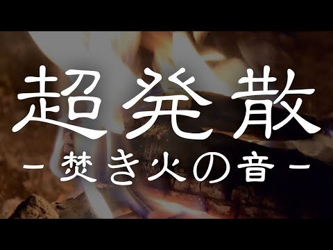【超発散】５分見るだけで驚くほどストレスが無くなっていく焚き火の動画【ストレス解消】
