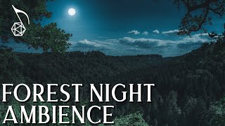 Forest Night Ambience | Medieval Fantasy | D&D & RPG Soundscape for Streaming or Playing at Home