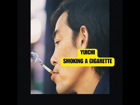 Bunta's friend smoking a cigarette Yuichi Tachibana