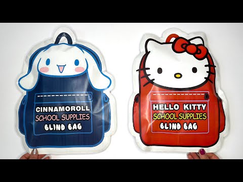 HELLO KITTY and CINNAMOROLL Blind Bags 🎀 ASMR 🎀 Sanrio blind bag | Paper Sanrio