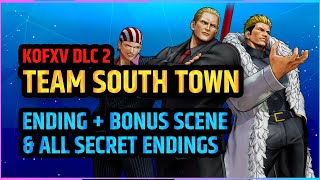 KOFXV DLC 2  |  Team South Town Ending + Bonus Scene & All Secret Endings
