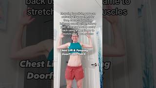 Chest Lift & Pooping Doorframe HACK! #doctor #health #mom #constipation #fyp #breastfeeding #women