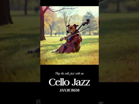 The dog playing cello jazz. #shorts