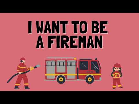 I Want To Be A Fireman _ Kids Song _ Lyrics