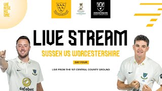 🔴 LIVE STREAM | Sussex vs Worcestershire | Rothesay County Championship Division One | Day Four