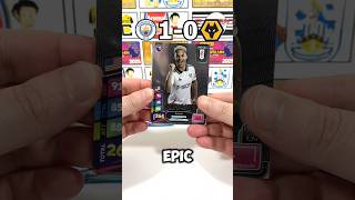 MAN CITY VS WOLVES Pack Opening | ADRENALYN XL PLUS 2025 Premier League Match Prediction #shorts