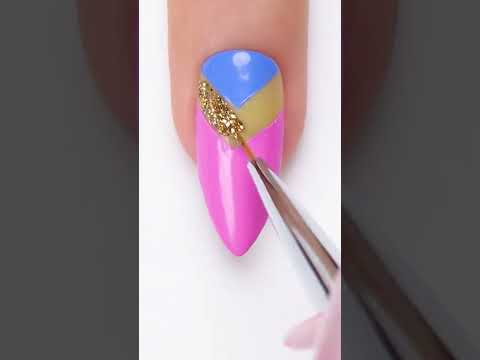 #Shorts Tape Nail With Glitter