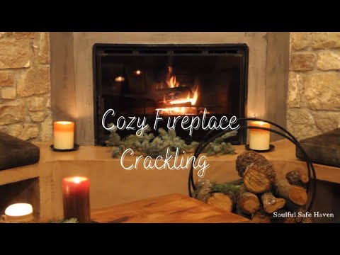 Cozy Getaway + Soothing Fire Crackling + Unwind & Relax