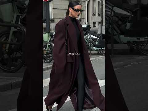 The beauty of long coat ✨ #shorts #coat #fashion #clothing #aesthetic #pinterest #longcoat