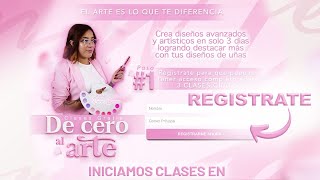 HOW TO REGISTER FOR THE FREE ONLINE NAIL ART COURSE FROM ZERO TO ART