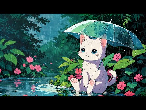 Lost In The Spring Forest 🌧️ Spring Rainy Lofi For The Soul 🌧️ Lofi Cat Music 🌧️ Dreamhop Music