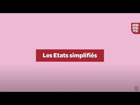 The States simplified - French