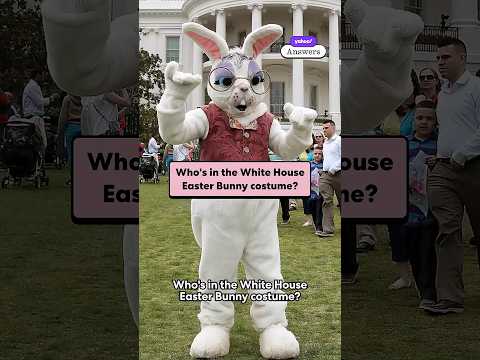 Who's in the White House Easter Bunny costume?
