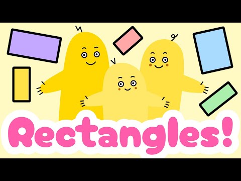 Rectangles! Learn Shapes for Kids with The Banoonies!