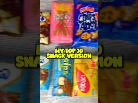 My Top 10 Snack Version🤙🏻 #papercraft #craft #papersquishy #squishy #asmr #diy #cute