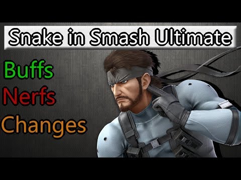 Snake in Smash Ultimate (Buffs and changes)