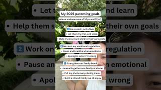2025 parenting goals as an anxious mom. #parentinggoals #2025goals #anxiousmom #worrior