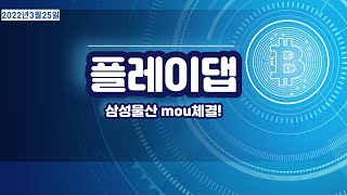 플레이댑 알트장 회복세!! 대형 호재!! 플레이댑 전망 & 차트분석