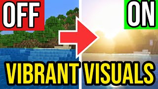 How To Turn On Vibrant Visuals In Minecraft Bedrock PS4/5, Xbox, MCPE & PC!