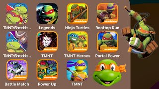 All Teenage Mutant Ninja Turtles: TMNT Shredder's Revenge,Turtle Legends,Ninja Turtles,Rooftop Run