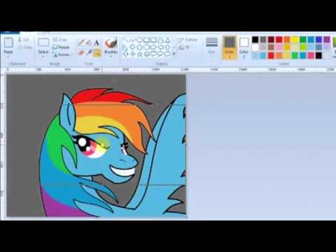 Speedpaint- Rainbow Dash (My Style)