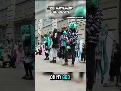 FURRY MIKU WON LIVE REACTION #hatsunemiku #cosplay #mikucosplay #miku