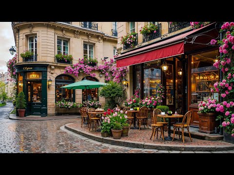 Quiet Café Jazz on Paris Street ☕ Relaxing Bossa Nova & Instrumental Jazz for Study, Coffee Time