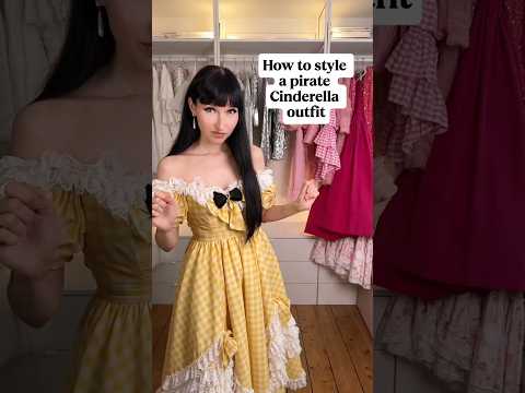 Styling a pirate Cinderella ball outfit #shorts