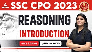 SSC CPO 2023 | SSC CPO Reasoning Classes by Gunajn Ma'am | Introduction Class