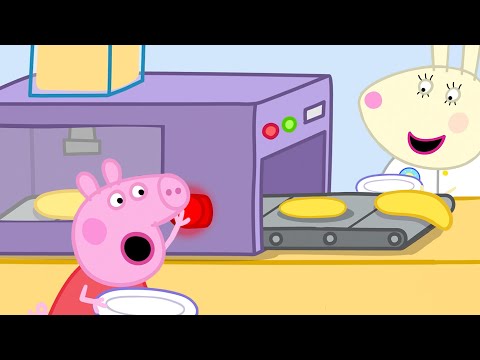 Peppa Pig's NEW Pancake Machine 🥞 | Peppa&George: Food Cruise Holiday | Cartoon | Tales | 20 Minutes