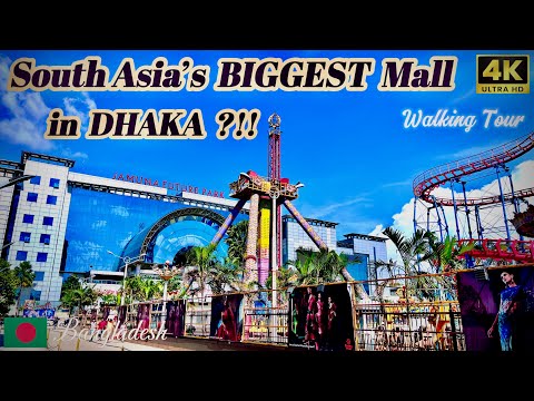 Jamuna future park mall of DHAKA City is insane, BIGGEST in South Asia, BANGLADESH walking tour