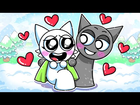 Incredibox Sprunki - Wenda x Gray Christmas Love Story!? Cartoon Animation