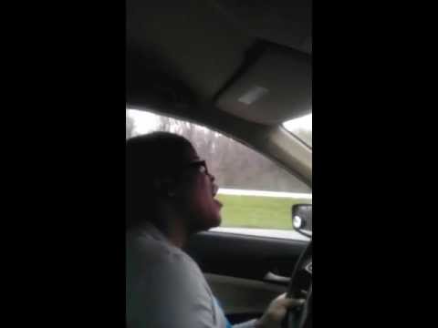 #RoShawnEve driving and singing
