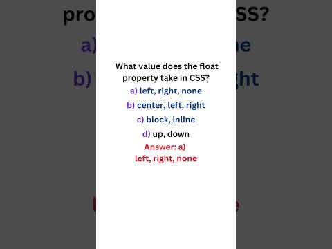CSS Interview MCQs You Must Know#css @TCYBILL_Technology  #itsector #education#technology #tech