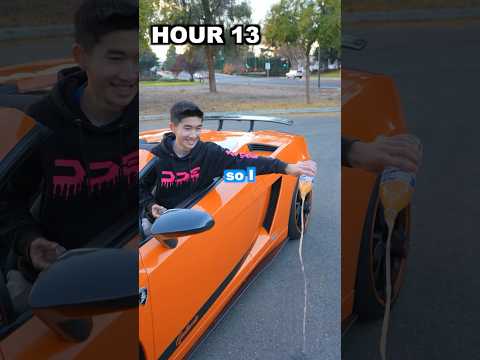 I Spent 100 Hours in my Lamborghini! #shorts