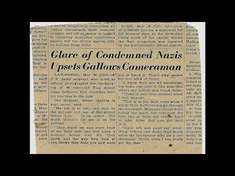 Nuremburg executions WW2
