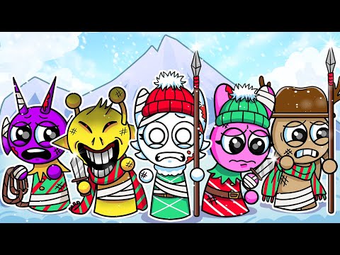 Incredibox Sprunki - SPRUNKI vs STRANDED ISLAND?! Cartoon Animation