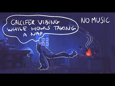 Howl moa- I mean breathing [ASMR] NO MUSIC Sleeping, Studying | Howl taking a nap |Castle Ambience