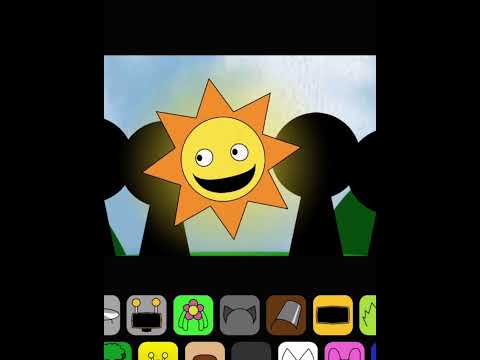 Mr.sun Simon's realm #sprunki #incredibox #new #animated #trending #piano