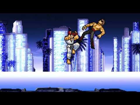 Ryu vs Johnny Cage short