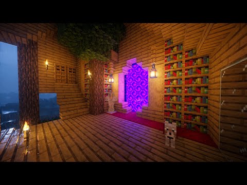 8 hours of relaxing Minecraft music and Rain