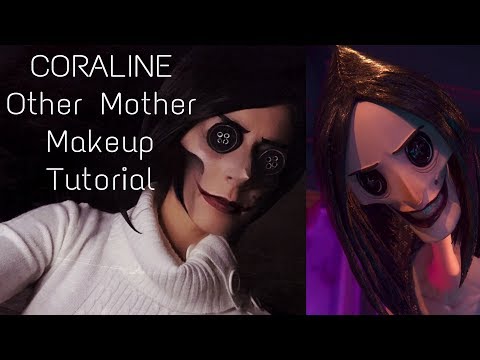 CORALINE Other Mother - Cosplay Makeup Tutorial