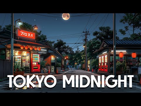 A Silent Night in Tokyo 🔥Tokyo Midnight 🌃 Lo fi Beats To Sleep, Relax  [lofi hiphop mix]