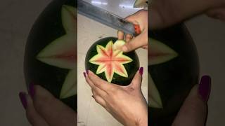 #simple watermelon 🍉 carving cutting design #watermelon cutting watermelon carving design #foodart