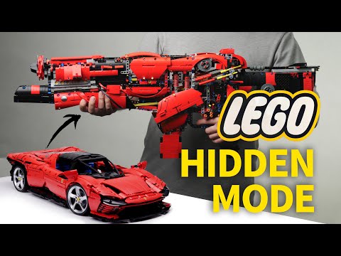 We turn A LEGO FERRARI into a GUN. An experienced MODELER's first LEGO EXPERIENCE